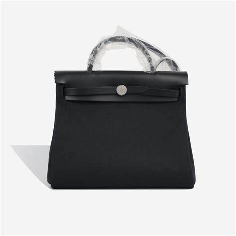 hermes herbag neuwertig schwarz kaufen|Hermes herbag 31 handbags.